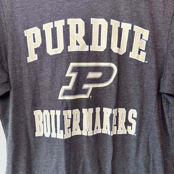 Colosseum Men's Purdue Boilermakers Short Sleeve T-shirt Gray Size Medium - Picture 2 of 4